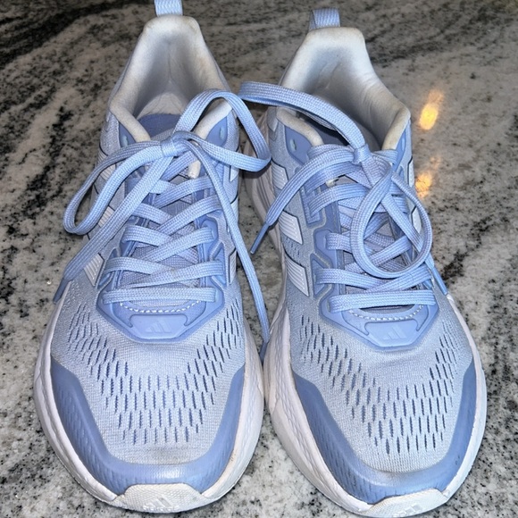 Adidas Women's Sky Blue Athletic Shoes - Picture 1 of 6